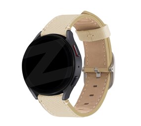 Bandz Bandz Bracelet cuir 'Deluxe' Xiaomi Watch S4 Sport (kaki)