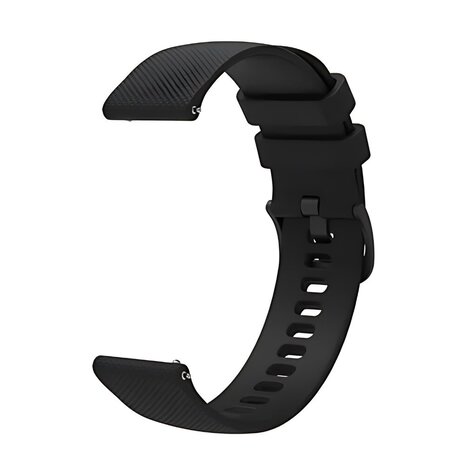 Strap-it Strap-it Bracelet montre 18mm silicone - universel (noir)