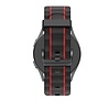 Bandz Bandz Bracelet sport rayé Realme Watch 2 (Pro) (noir/rouge)