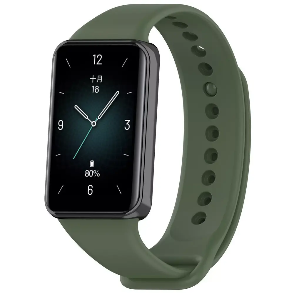 Strap-it Strap-it Bracelet TPU Honor Band 9 (vert foncé)