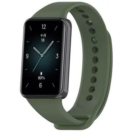 Strap-it Strap-it Bracelet TPU Honor Band 9 (vert foncé)