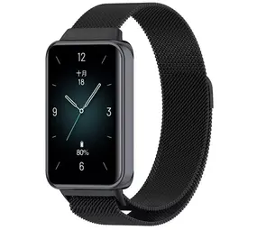 Strap-it Bracelet Milanais Honor Band 9 (noir)