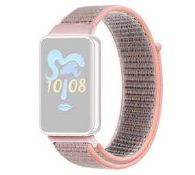 Strap-it Bracelet nylon Honor Band 9 (rose)