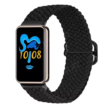 Strap-it Strap-it Bracelet tressé Honor Band 9 (noir)