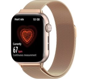 Strap-it Bracelet Milanais Honor Watch 5 (or rose)