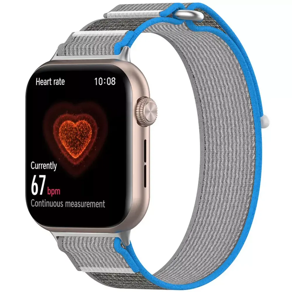 Strap-it Strap-it Bracelet nylon Honor Watch 5 (gris-bleu) Strap-it Strap-it Bracelet nylon Honor Watch 5 (gris-bleu)