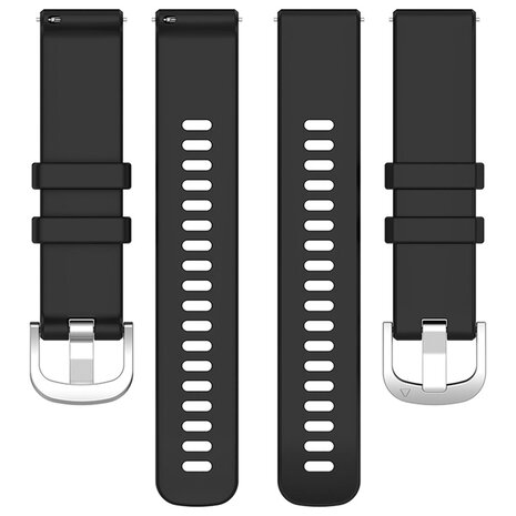 Strap-it Strap-it Bracelet silicone classique Coros Pace Pro (noir)