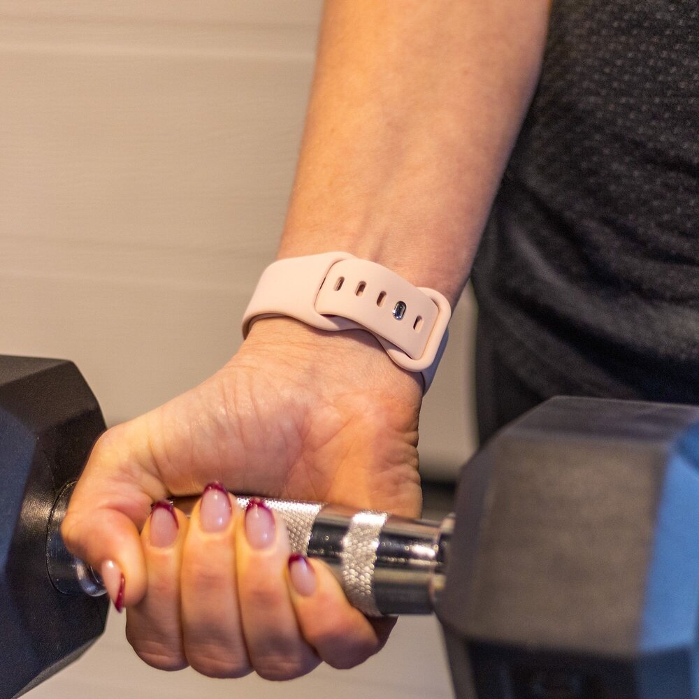 Strap-it Strap-it Bracelet Apple Watch silicone (rose sable)