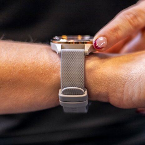 Strap-it Strap-it Bracelet silicone Withings Steel HR - 36mm (gris)