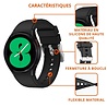 Strap-it Strap-it Bracelet Galaxy Watch 4 Classic 46mm silicone (noir) Strap-it Strap-it Bracelet Galaxy Watch 4 Classic 46mm silicone (noir)