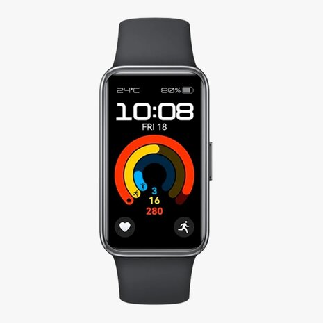 Strap-it Strap-it Bracelet silicone Huawei Band 9 (noir)