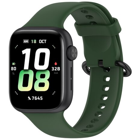 Strap-it Strap-it Bracelet silicone Honor Watch 5 (vert foncé)