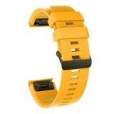 Strap-it Bracelet silicone Coros Vertix 2 / 2s (jaune)
