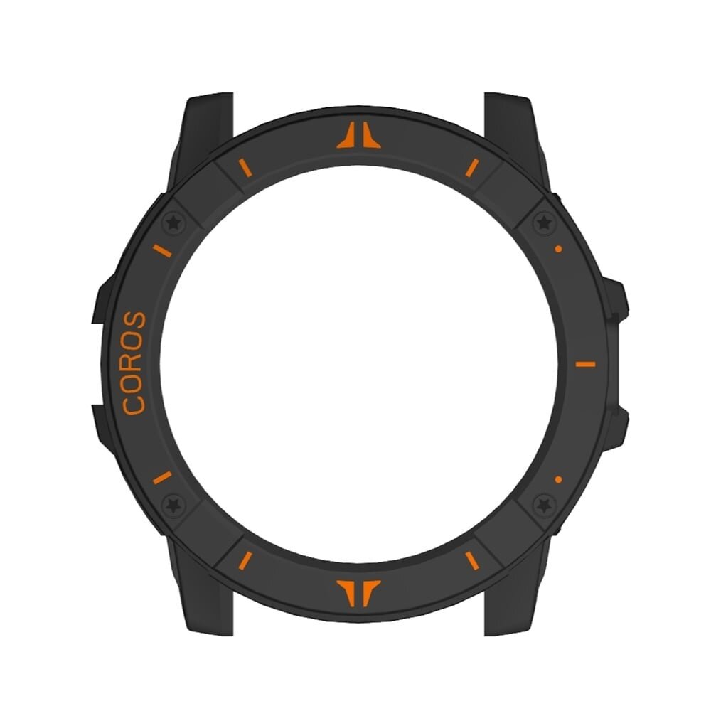 Strap-it Strap-it Coque rigide Coros Vertix 2s (noir-orange)
