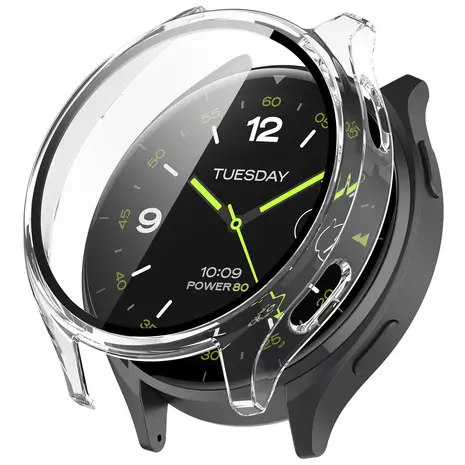 Strap-it Strap-it Coque rigide Xiaomi Watch 2 avec verre (transparent)