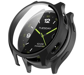 Strap-it Coque rigide Xiaomi Watch 2 avec verre (noir)
