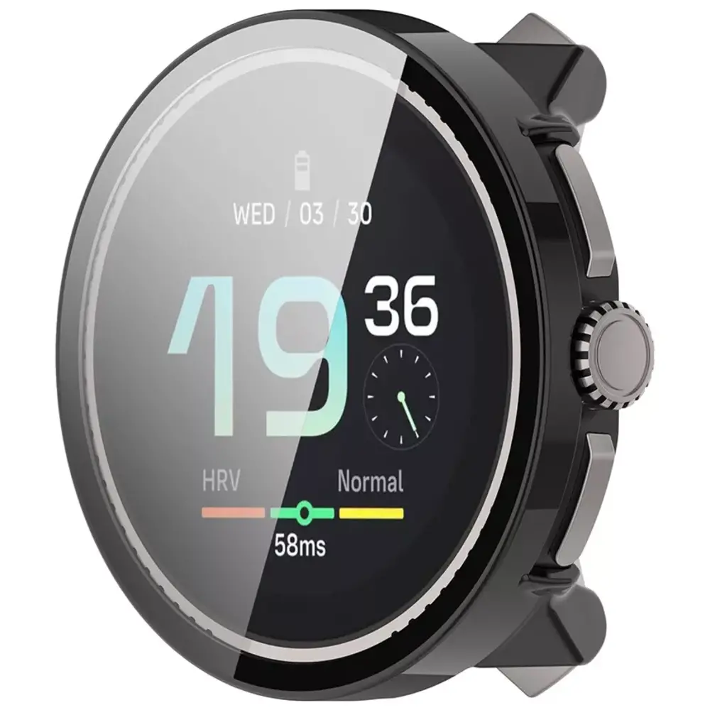 Strap-it Strap-it Coque rigide Suunto Race S avec verre (noir)