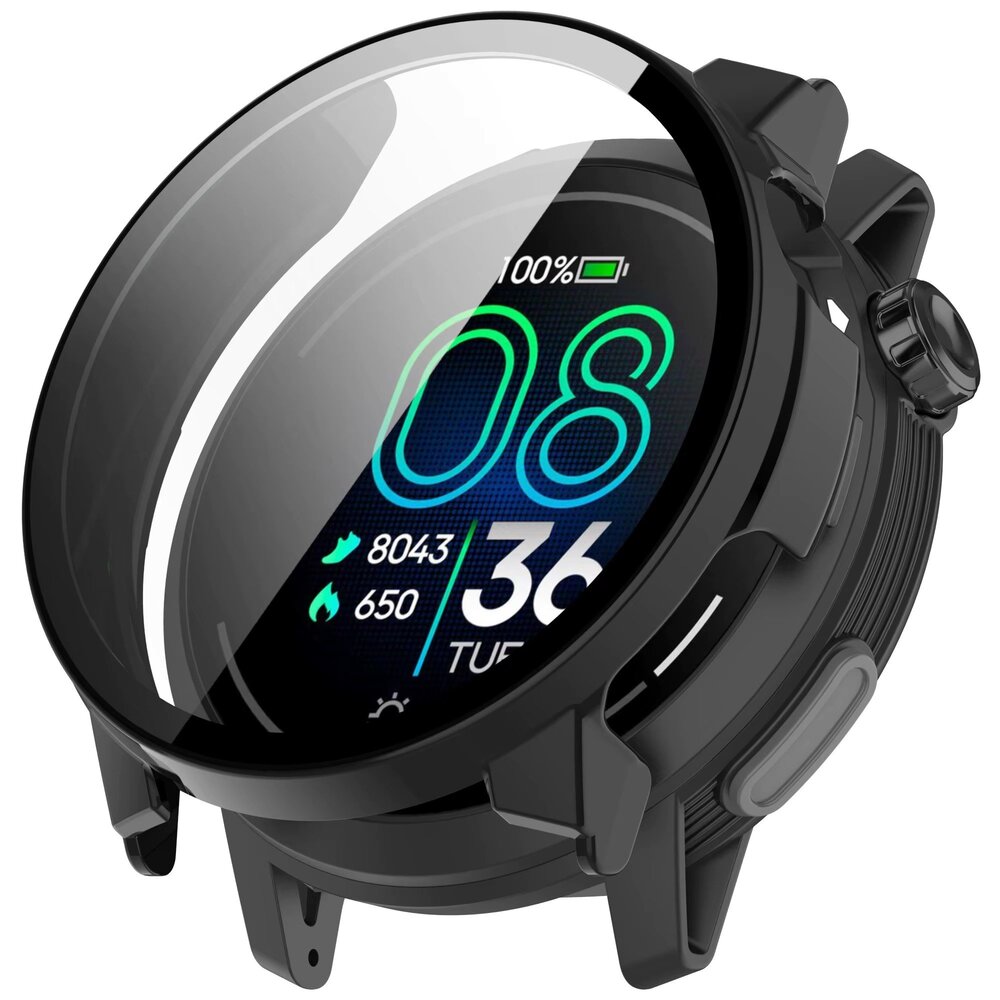 Strap-it Strap-it Coque rigide Coros Pace Pro avec verre (noir)