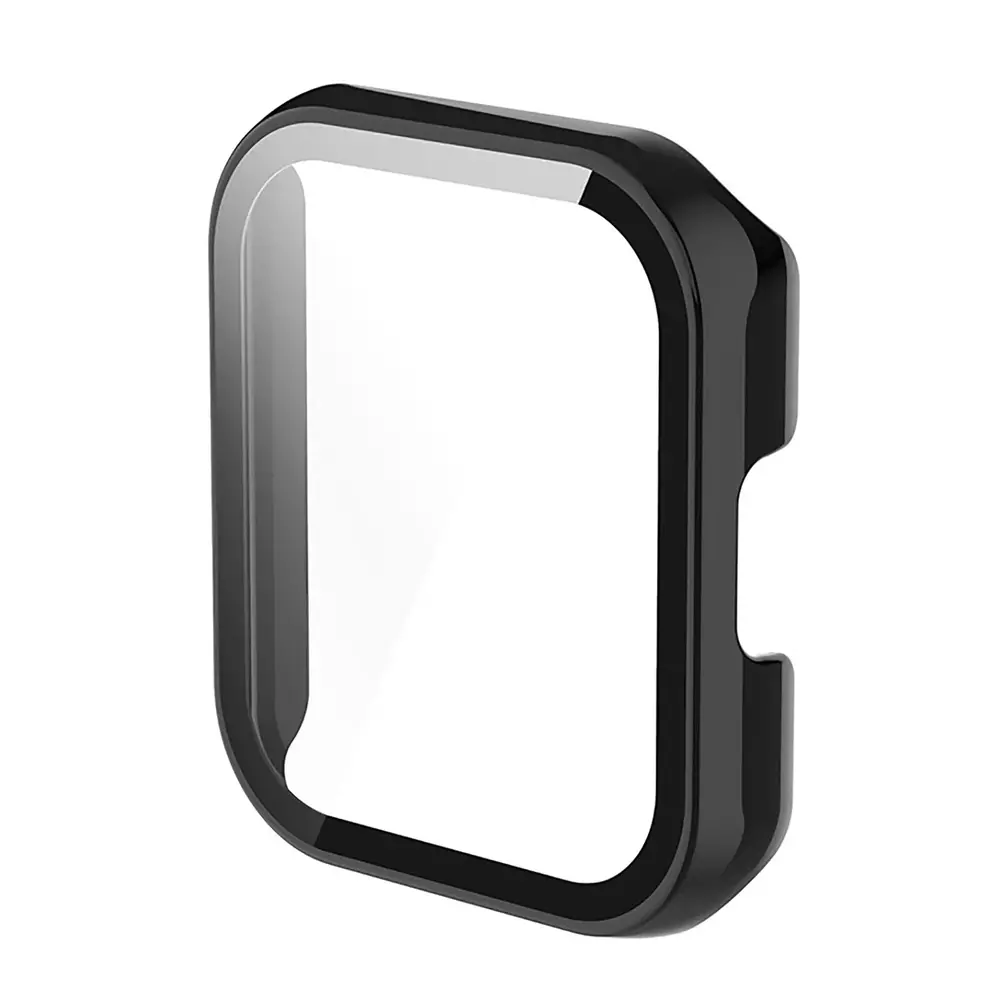 Strap-it Strap-it Coque rigide Redmi Watch 2 avec verre (noir)