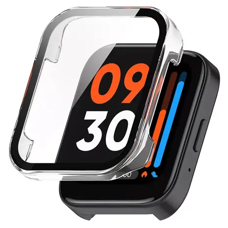 Strap-it Strap-it Coque rigide Redmi Watch 3 avec verre (transparent)