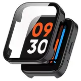 Strap-it Coque rigide Redmi Watch 3 avec verre (noir)
