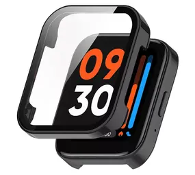 Strap-it Coque rigide Redmi Watch 3 avec verre (noir)