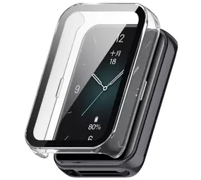 Strap-it Coque rigide Honor Band 9 avec verre (transparent)