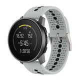 Strap-it Bracelet silicone Suunto Race (S) (gris/noir)