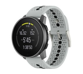 Strap-it Bracelet silicone Suunto Race (S) (gris/noir)