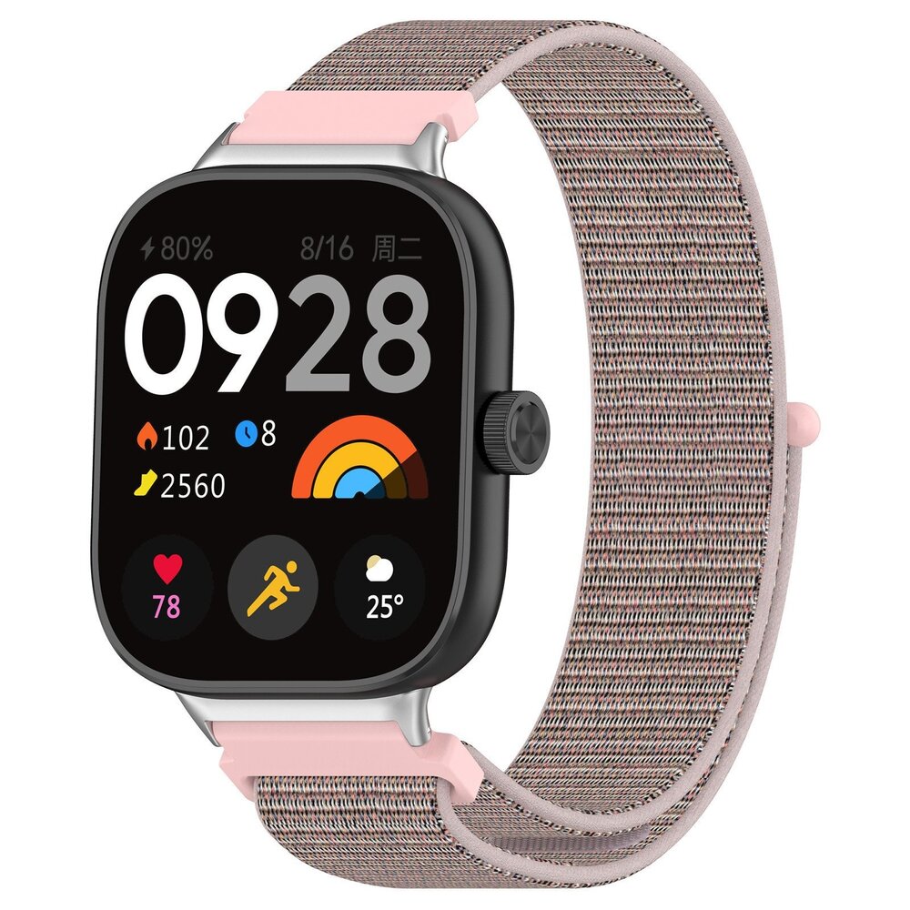 Strap-it Strap-it Bracelet nylon Xiaomi Smart Band 9 Pro (pink sand)