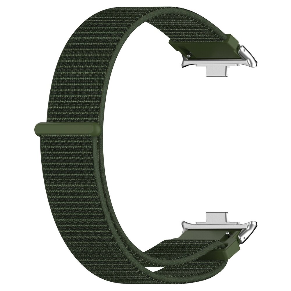 Strap-it Strap-it Bracelet nylon Xiaomi Smart Band 9 Pro (vert armée)