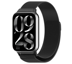 Strap-it Bracelet Milanais Xiaomi Smart Band 9 Pro (noir)