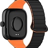 Strap-it Strap-it Bracelet silicone magnétique Xiaomi Smart Band 9 Pro (noir/orange) Strap-it Strap-it Bracelet silicone magnétique Xiaomi Smart Band 9 Pro (noir/orange)