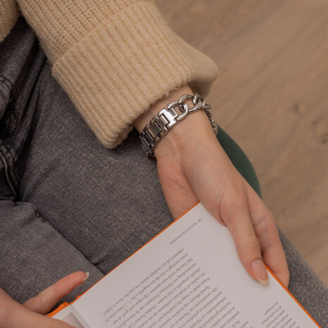 Strap-it Strap-it Bracelet chaîne acier Apple Watch (argent)