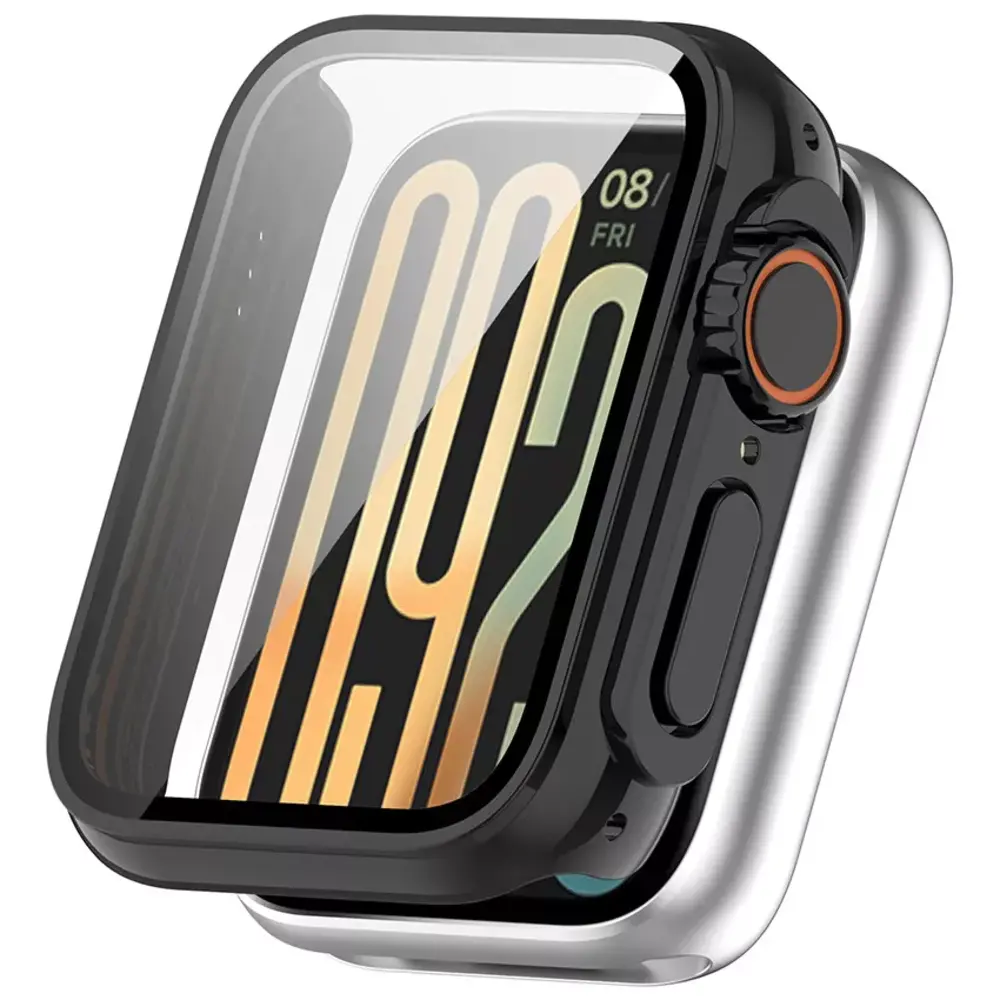 Strap-it Strap-it Coque rigide Xiaomi Smart Band 9 Pro avec verre (noir)