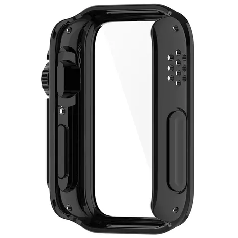 Strap-it Strap-it Coque rigide Xiaomi Smart Band 9 Pro avec verre (noir)