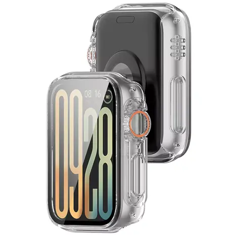 Strap-it Strap-it Coque rigide Xiaomi Smart Band 9 Pro avec verre (transparent)