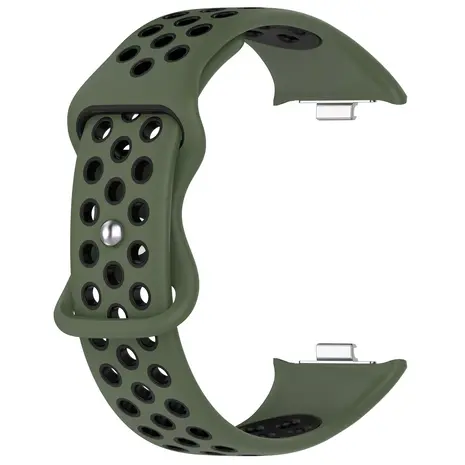 Strap-it Strap-it Bracelet sport Xiaomi Smart Band 8 Pro (vert olive/noir)