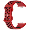 Strap-it Strap-it Bracelet sport Xiaomi Smart Band 9 Pro (rouge/noir) Strap-it Strap-it Bracelet sport Xiaomi Smart Band 9 Pro (rouge/noir)