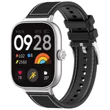 Strap-it Bracelet nylon hybride Xiaomi Smart Band 9 Pro (noir)