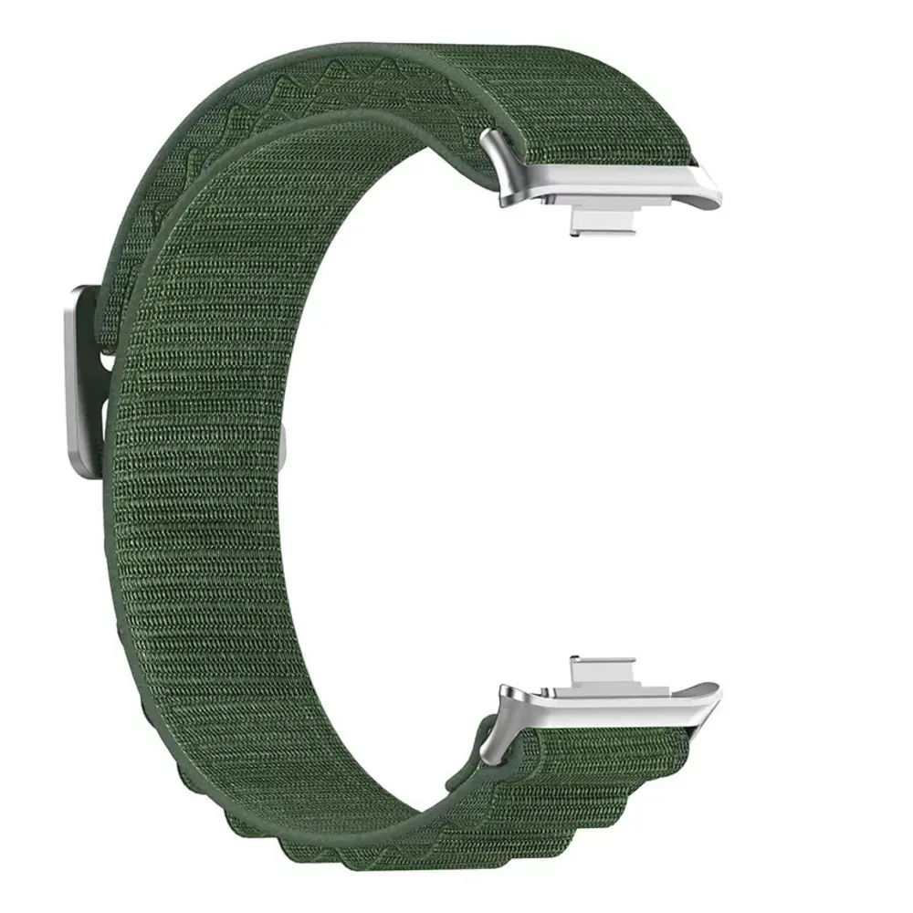 Strap-it Strap-it Bracelet nylon Alpine Xiaomi Smart Band 9 Pro (vert)