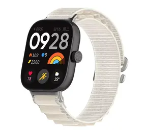 Strap-it Bracelet nylon Alpine Xiaomi Smart Band 9 Pro (Lumière stellaire) Strap-it Bracelet nylon Alpine Xiaomi Smart Band 9 Pro (Lumière stellaire)