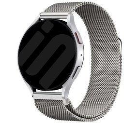 Strap-it Bracelet Milanais Samsung Galaxy Watch 5 Pro (titane) Strap-it Bracelet Milanais Samsung Galaxy Watch 5 Pro (titane)