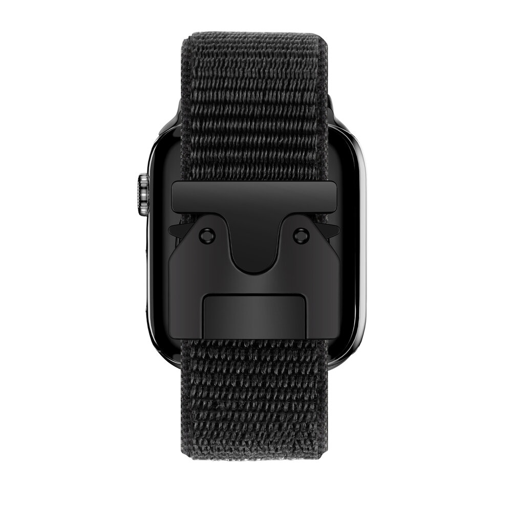 Bandz Bandz Bracelet nylon 'Classique' avec P-buckle Apple Watch (noir)