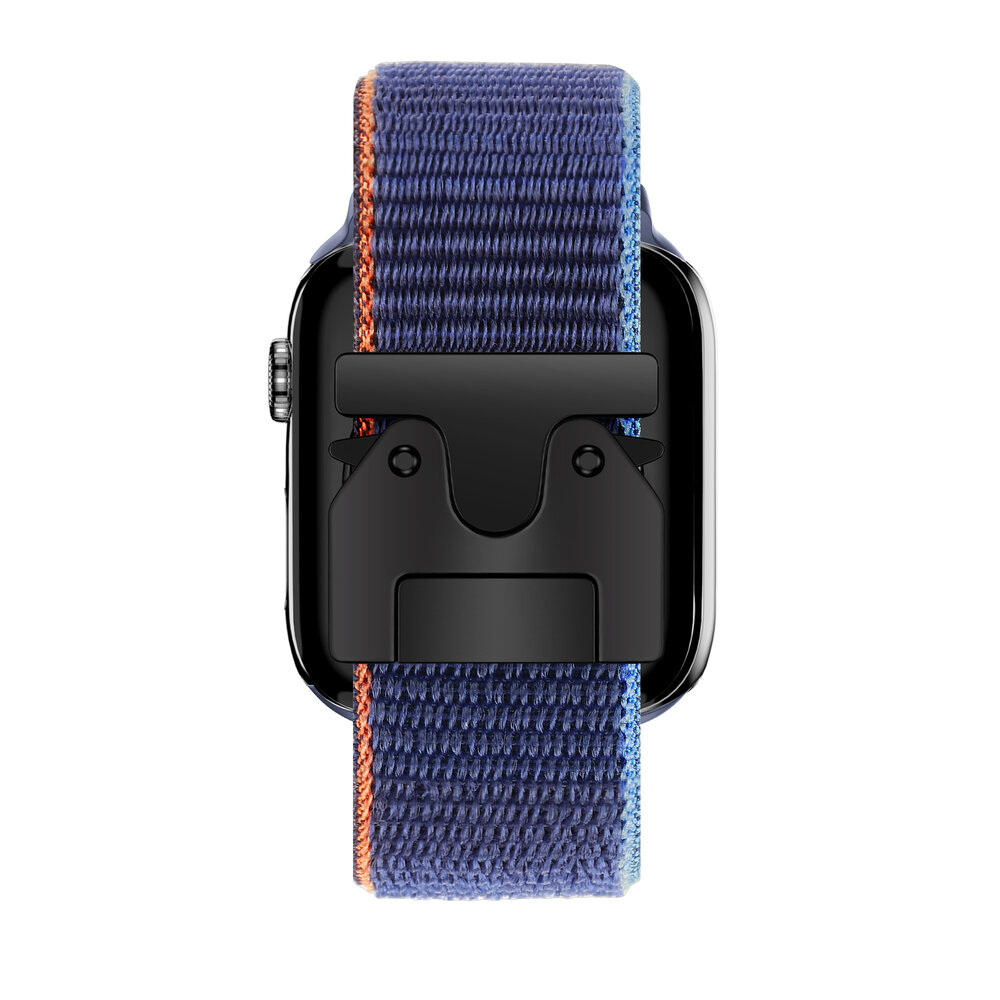 Bandz Bandz Bracelet nylon 'Classique' avec P-buckle Apple Watch (bleu foncé)