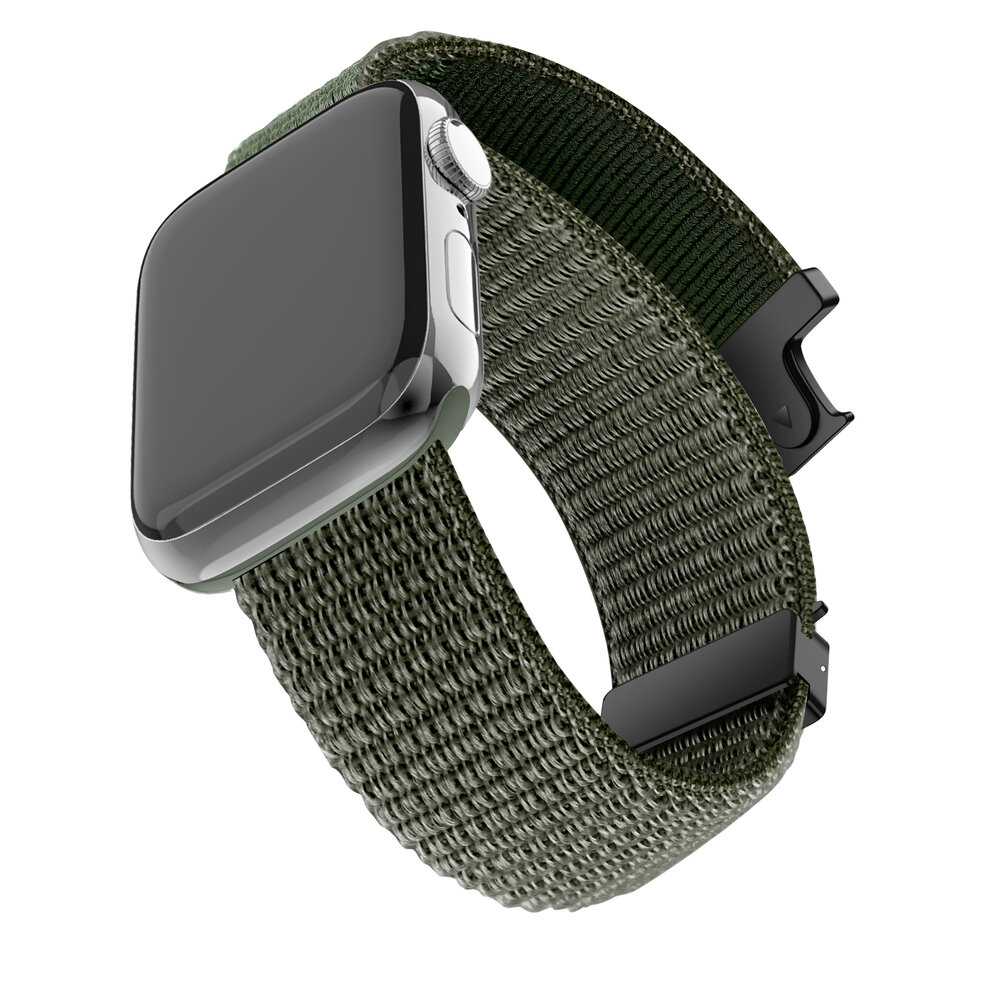 Bandz Bandz Bracelet nylon 'Classique' avec P-buckle Apple Watch (vert armée)