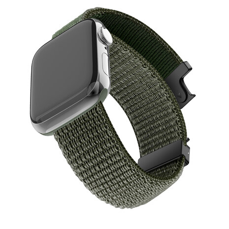 Bandz Bandz Bracelet nylon 'Classique' avec P-buckle Apple Watch (vert armée)