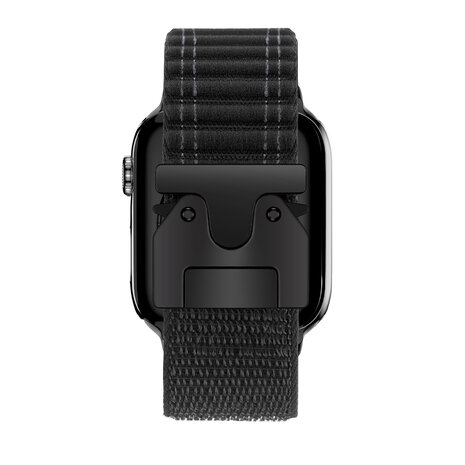 Bandz Bandz Bracelet nylon 'Deluxe' avec P-buckle Apple Watch (noir)