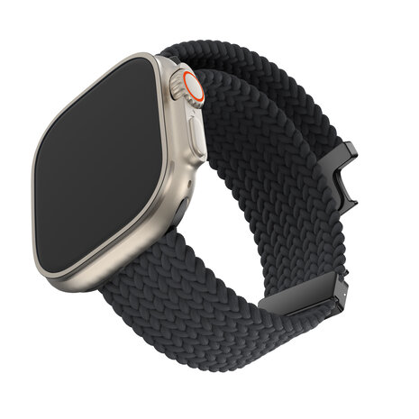 Bandz Bandz Bracelet nylon tressée avec P-buckle Apple Watch (noir)