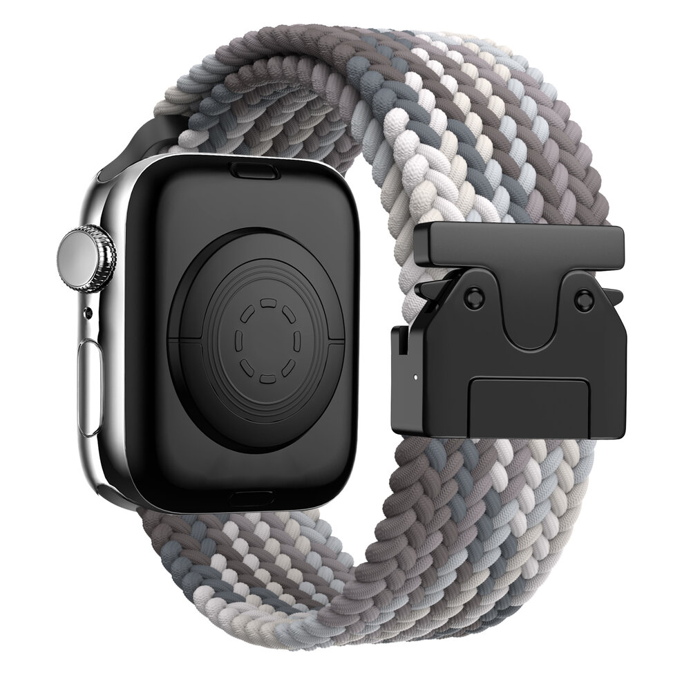 Bandz Bandz Bracelet nylon tressée avec P-buckle Apple Watch (mandala noir) Bandz Bandz Bracelet nylon tressée avec P-buckle Apple Watch (mandala noir)